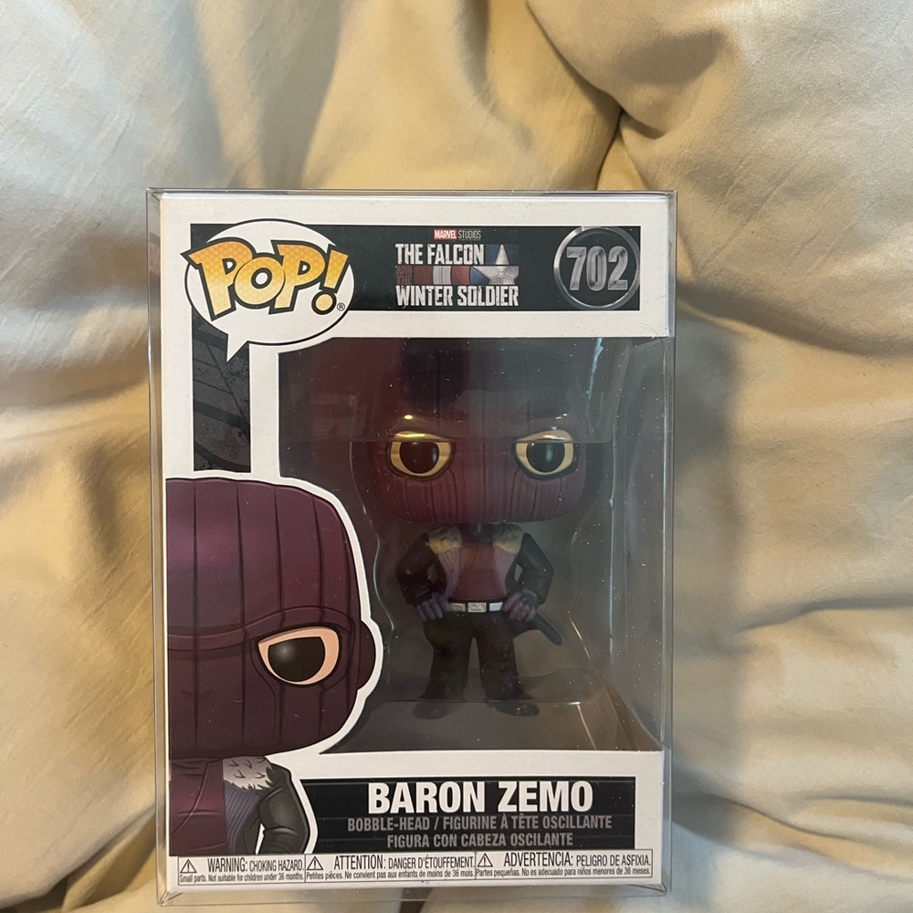 Funko Pop Baron Zemo with Purple and Gold